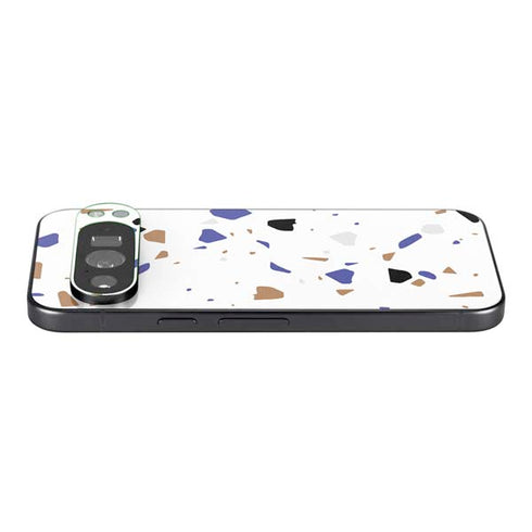 White Terrazzo Pixel 9 Pro XL Skin